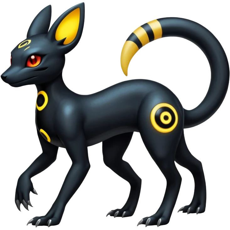 Salandit-Umbreon-Fakémon-hybrid-creature (full body)  emoji