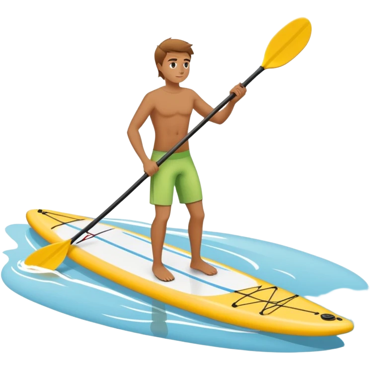 Paddle boarding emoji