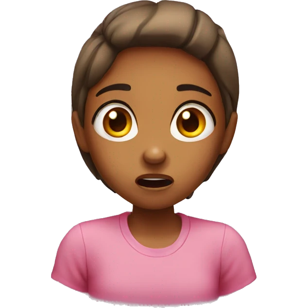 Girl shocked  emoji