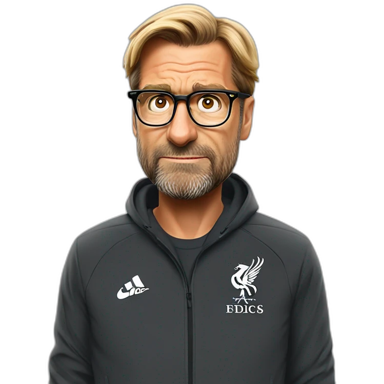 Jurgen Klopp shoulder shrug don't know emoji
