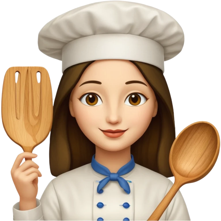 MonaLisa's famous photo but doing a chef kiss animated emoji