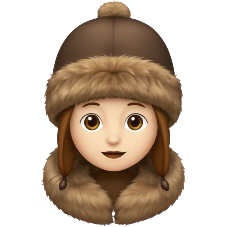 just fur hat no head emoji