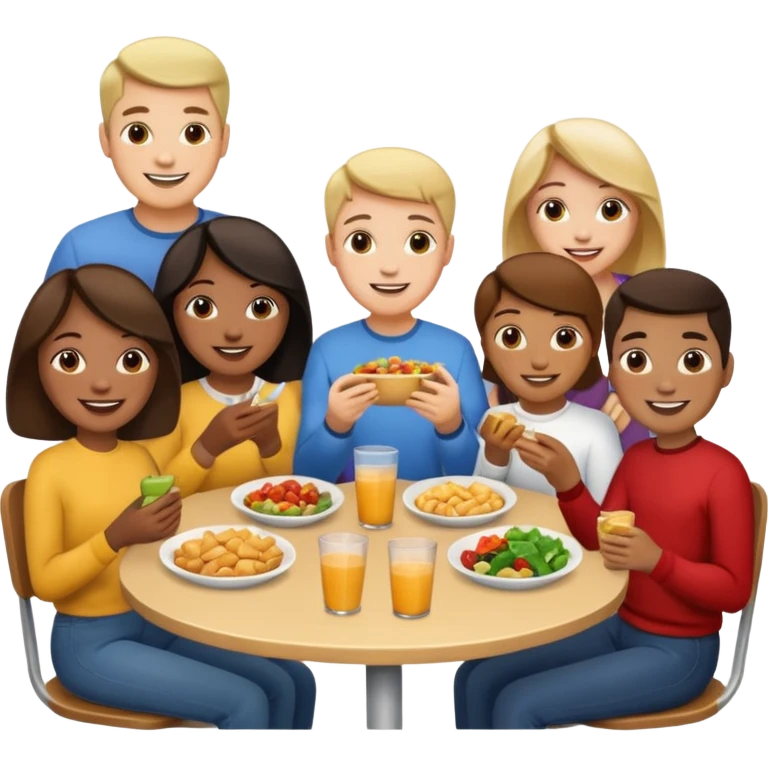 enthisuastic lunchers  emoji