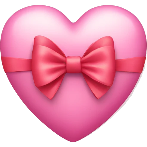 Love heart with bow  emoji
