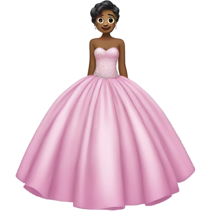 Big prom dress emoji