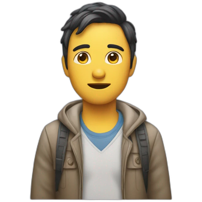 person having to decide between to things  emoji