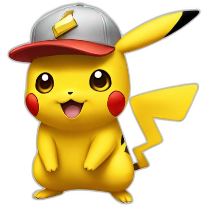 Pikachu wearing Ash’s kalos hat emoji
