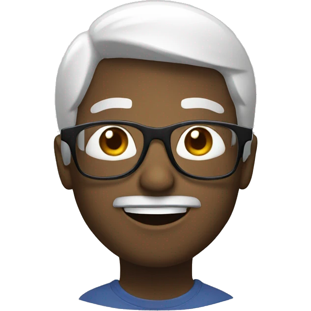playing with glasses emoji