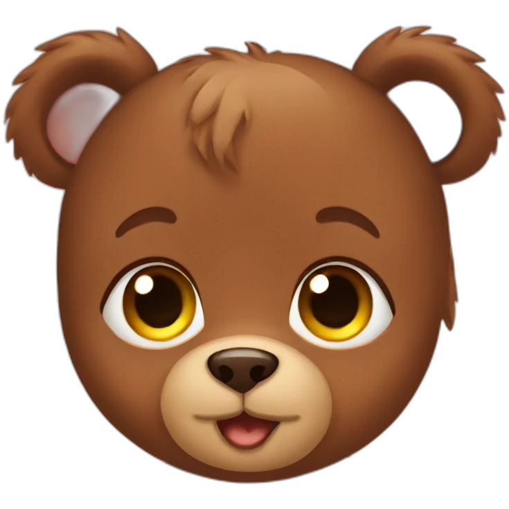 Bear baby emoji