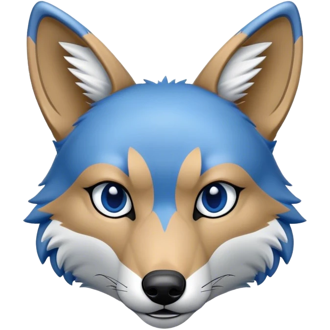 Blue Coyote emoji
