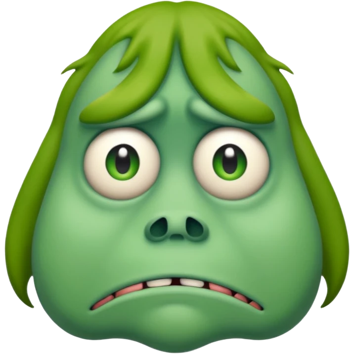 sad monster emoji