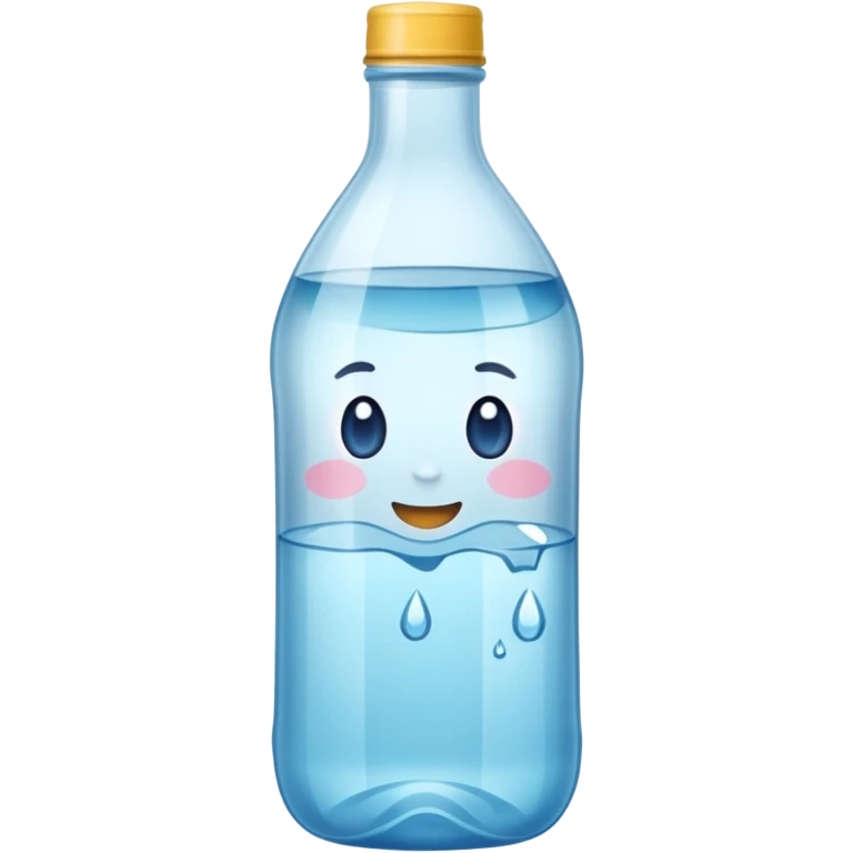 Botella de agua mineral emoji