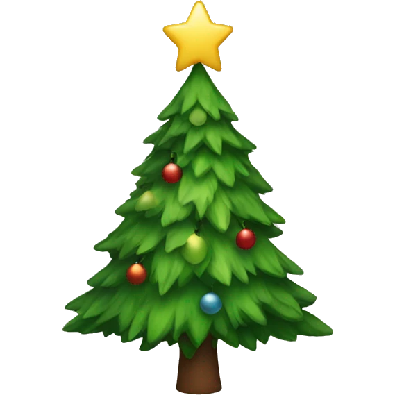 Christmas tree emoji