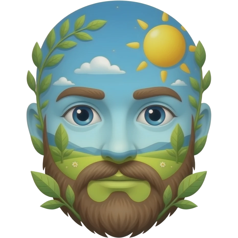 Giuseppe Arcimboldo face of medieval Summer emoji
