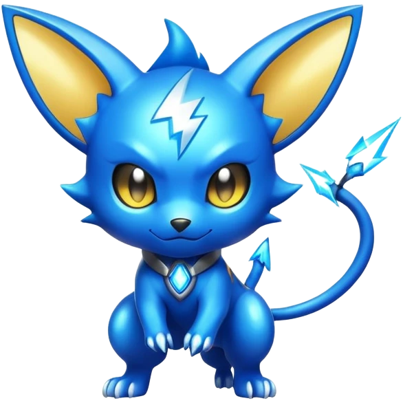  Shiny Sparkly Cool Epic Shinx-Fakémon-creature emoji