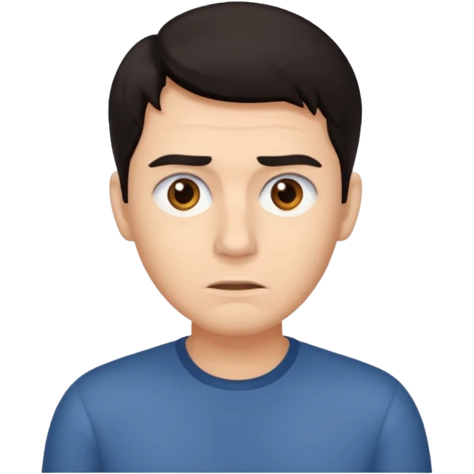 a man that dont know what to do emoji