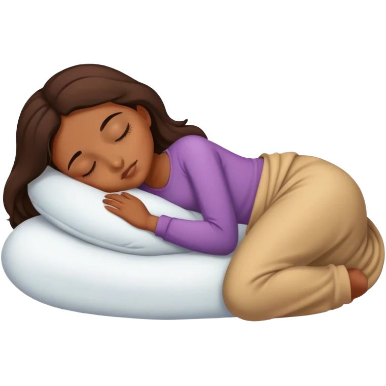 Brown girl who sleep  emoji