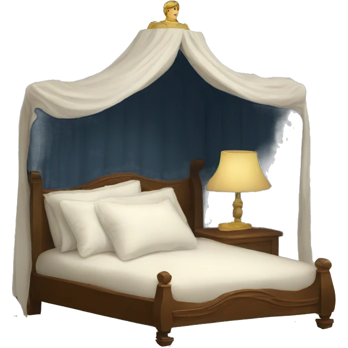 Napoleon’s sleep in bed emoji