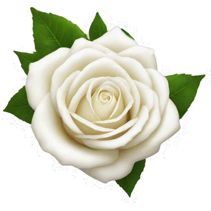 white rose  emoji