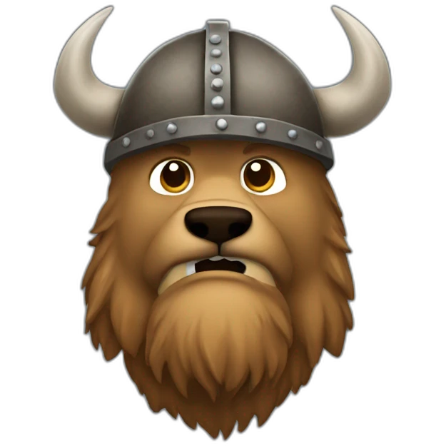 grizzly viking emoji