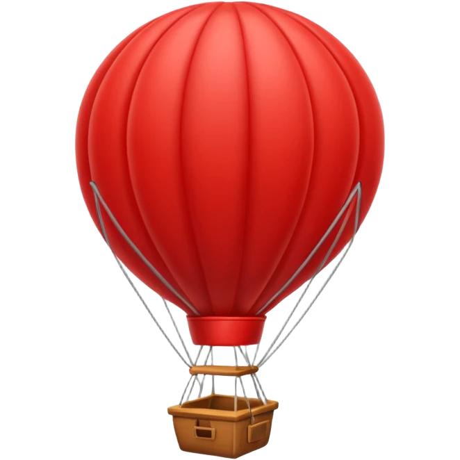 Globo aerostático  emoji