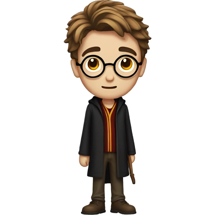 Harry Potter with his famous scar emoji