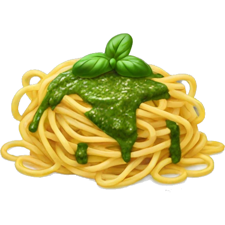 Spaghetti with Pesto emoji