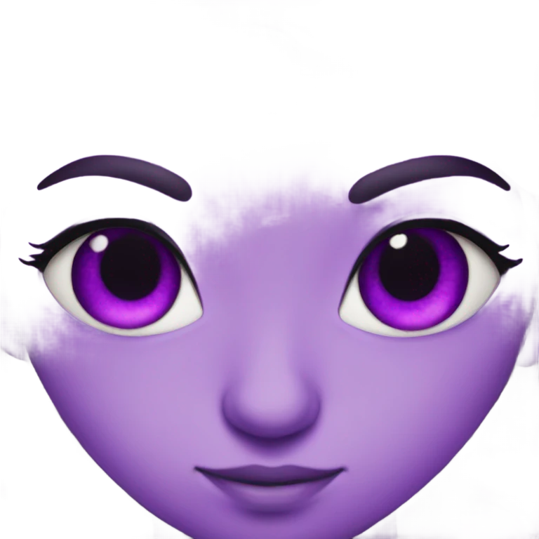 A dragon wearing purple eye shadow emoji