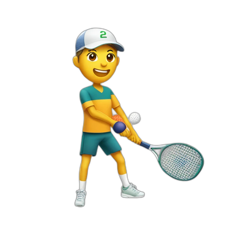 Pickleball player emoji