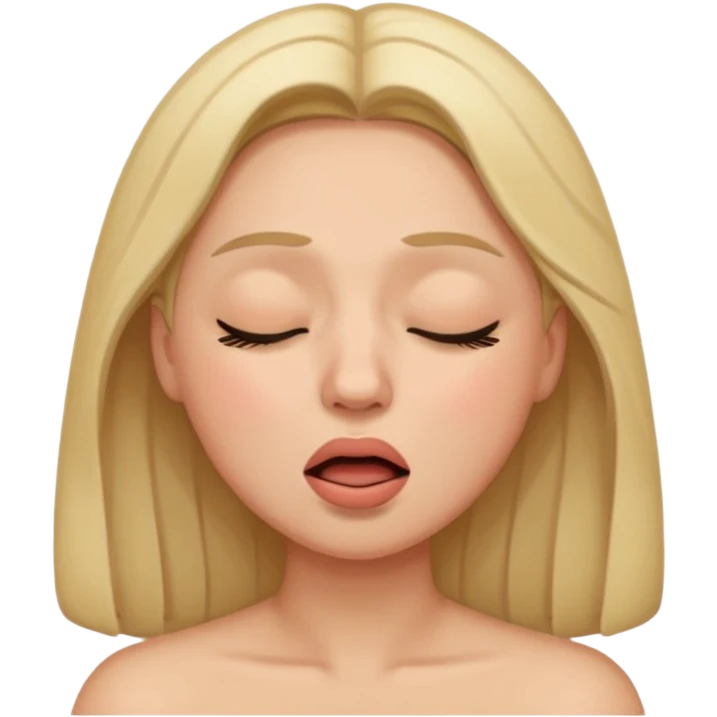 Woman moaning emoji