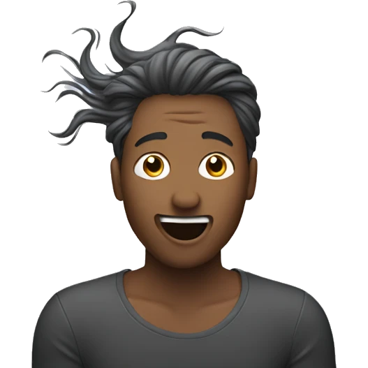 Person tossing their hair back emoji