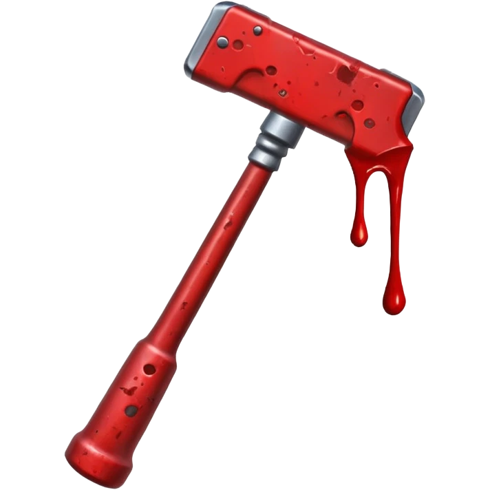hammer with blood\ emoji