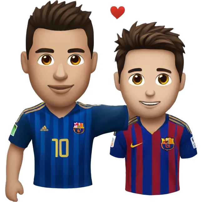 Ronaldo and messi emoji