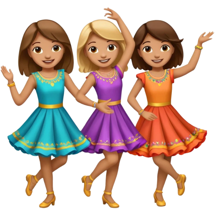 Girls dancing emoji