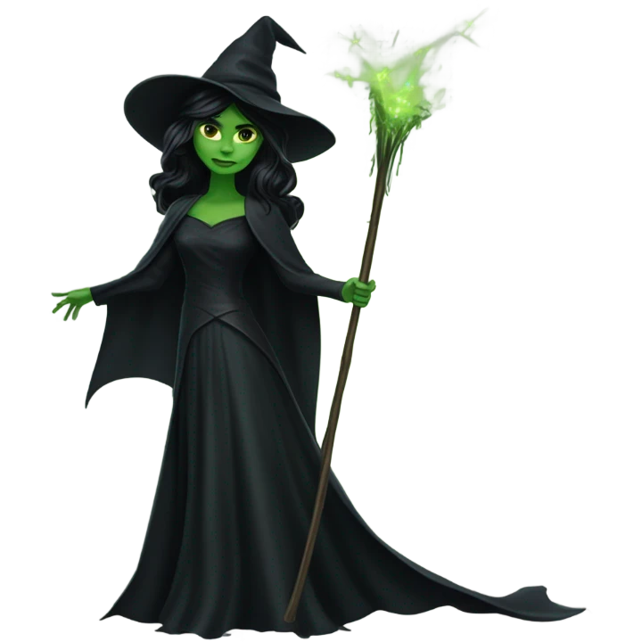 Elphaba from wicked emoji