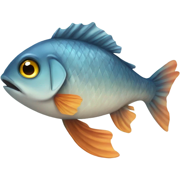 Fish wearing socks emoji
