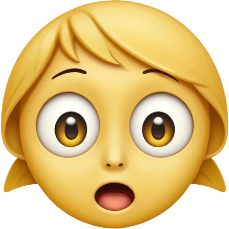 a face with a large opened mouth in emoji of whatsapp syle emoji