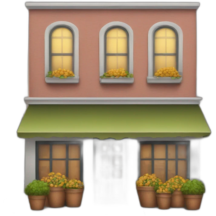 restaurant in the city emoji
