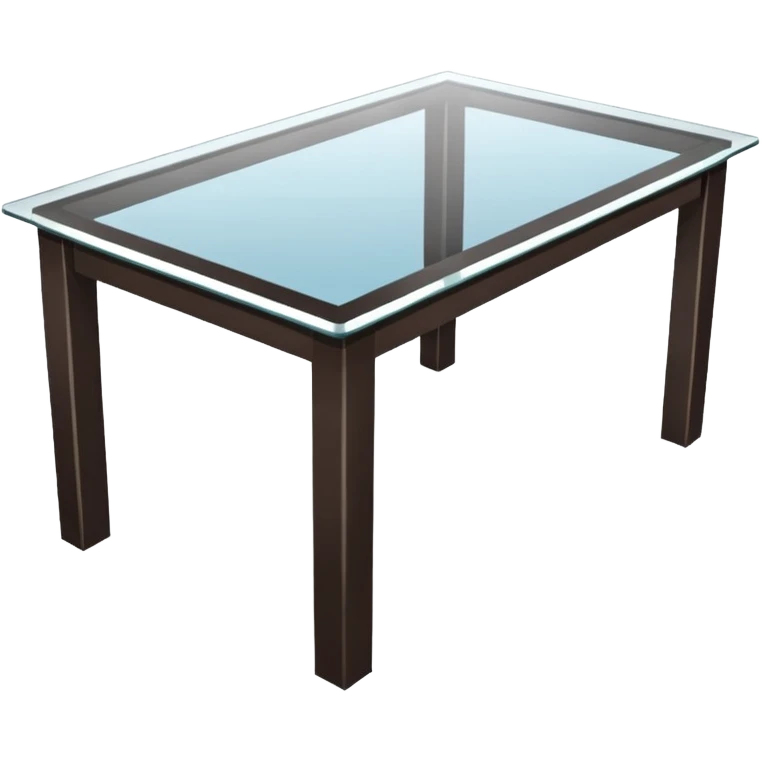 table with glass emoji