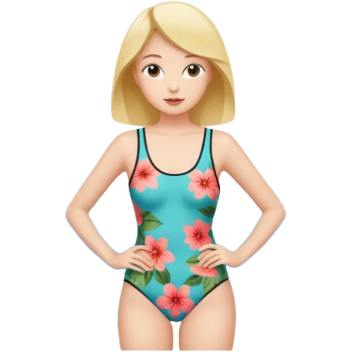 ma Maman qui essaye mon maillot de bain, mais il est trop petit emoji