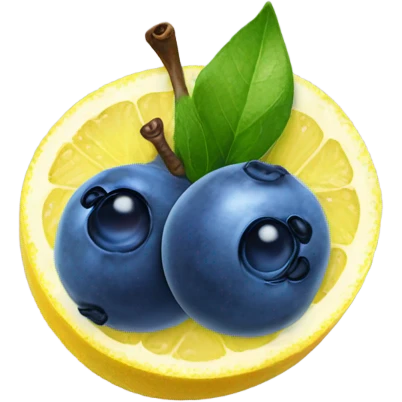 blueberry lemon emoji