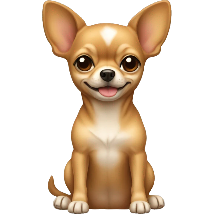 Small light brown Chiwawa dog emoji