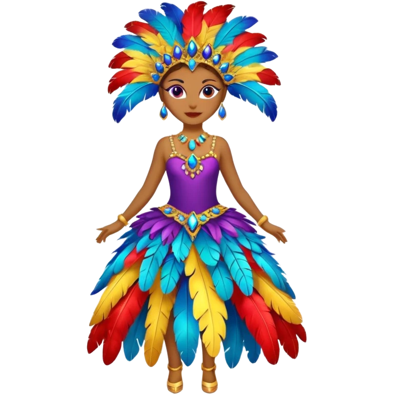 carnival-mas-costume,colorfull dress emoji