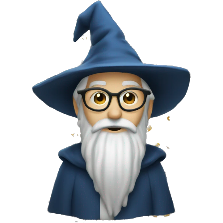 a wizard coding emoji