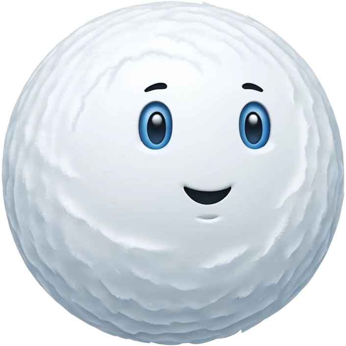 normal snowball emoji