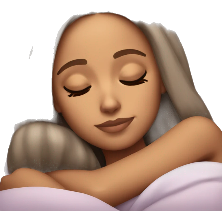 Ariana Grande sleeping emoji