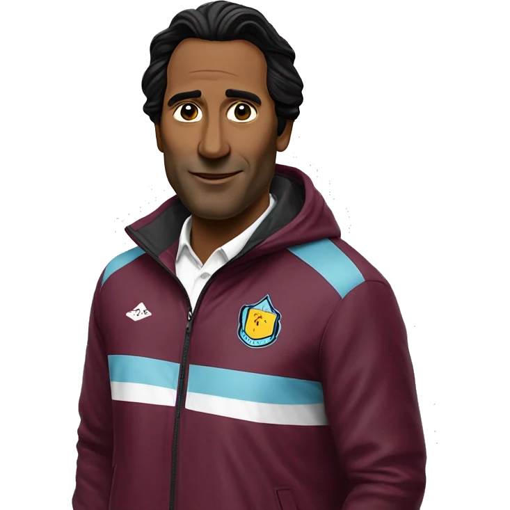 Emery in Aston Villa jacket emoji