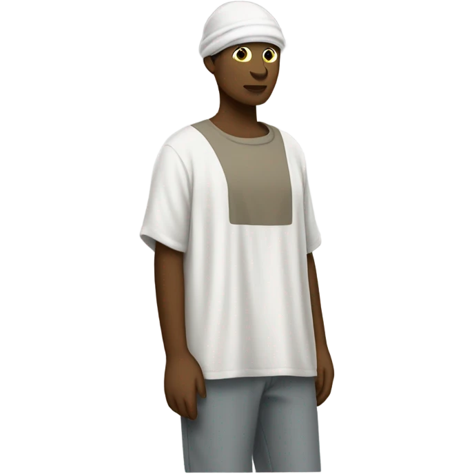white baggy emoji