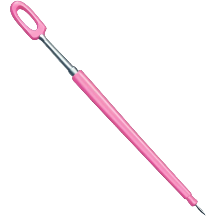 pink crochet hook emoji