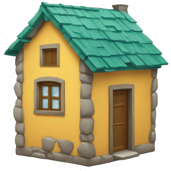 un portugais qui construit une maison  emoji